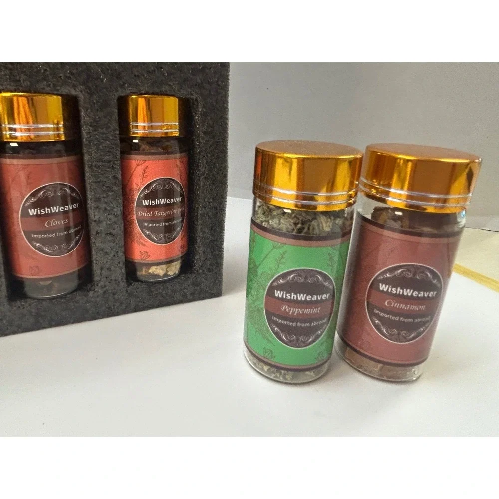 Wishweaver Premium Whisky Infusion Kit 2 Decanters 14 Spices Whiskey Stones Set